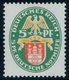 Dt. Reich 425X **, 1928, 5 Pf. Nothilfe, Wz. Stehend, Leichte, Wohl Herstellungsbedingte Knitterspur Sonst Postfrisch Pr - Oblitérés