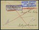 FELDPOSTMARKEN 42 BRIEF, 1942/3, 3 Luft-Feldpostbriefe Mit Verschiedenen Hinweisstempeln H/F - Besetzungen 1938-45