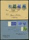 ALLGEMEINE-AUSGABEN Brief , 1948, 13 Verschiedene Briefe Mit Mischfrankaturen, Mit Zehnfach- Und Bezirksstempelfrankatur - Autres & Non Classés