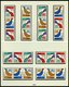 DDR 901-04 **, 1962, Weltfestspiele, Alle 16 Zusammendrucke Komplett (W Zd 34-41 Und S Zd 20-27), Pracht, Mi. 150.- - Used Stamps