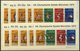 LOTS O, 1968-72, Olympische Spiele, Je 10x Incl. Blocks Komplett, Fast Nur Pracht - Used Stamps