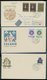 SAMMLUNGEN, LOTS 1957-72, 64 Verschiedene FDC`s, Prachterhaltung - Lots & Serien