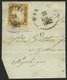 ITALIEN 9 BrfStk, 1862, 10 C. Braunoliv (Sassone Nr. 1e) Mit Stempel GRAVINA Auf Großem Briefstück, Pracht, Fotoattest E - Unclassified