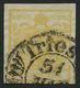 ÖSTERREICH 1Xa O, 1850, 1 Kr. Ockergelb, Handpapier, Type Ia, Stempel TRIEST, Pracht, Fotobefund Dr. Ferchenbauer - Other & Unclassified