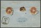 GANZSACHEN U 18GAA,32 BRIEF, 1865, 5 Kr. Rot Ganzsachenausschnitt (oval Geschnitten) Und Rückseitiges Reco-Porto 5 Kr. R - Sonstige & Ohne Zuordnung