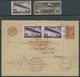 SOWJETUNION U.a. 397DD *, O,Brief , 1931, Luftschiffbau, 10 K. Doppeldruck Mit Falz (Fotoattest Bach) Und 2x 10 K. Ungez - Used Stamps