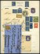 CHILE O,Brief , Interessanter Alter Sammlungsteil Chile Bis Ca. 1900, Dabei 3 Belege, U.a. 1896 Ganzsache Mit Zusatzfran - Chili
