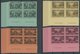 LIBANON - PORTOMARKEN DES P 11-15 VB ** , 1925, CHIFFRE-TAXE In Postfrischen Eckrandviererblocks, Pracht - Autres & Non Classés