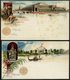 GANZSACHEN 1893, WORLD`S COLUMBIAN EXPOSITION, 7 Verschiedene Ungebrauchte 1 C. Postal Cards Der Serie Goldsmith, Etwas  - Autres & Non Classés