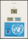 SONSTIGE MOTIVE **, Postfrische Sammlung 25 Jahre Vereinte Nationen Im KA-BE Falzlosalbum, Dabei Jemen Mi.Nr. 1249A, Pra - Non Classés