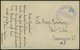 ALTE POSTKARTEN - SCHIFFE KAISERL. MARINE BIS 1918 S.M.S. GRAUDENZ, Eine Marine-Feldpostkarte - Guerre