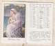 8AK1543 IMAGE PIEUSE RELIGIEUSE PETIT CARNET CALENDRIER 1959 SAINTE RITA 10.5 X 6.5  2 SCANS - Santini