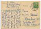 Germany 1957 10pf Heuss Postal Card Satrup To Hamburg - Postcards - Used