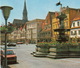 Steyr: FIAT 127 & FIAT 128 -  Stadtplatz, Festschmuck Neue Brücke, Schloß, Michaelerkirche  - (O-Ö, Austria) - Toerisme