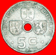 # OCCUPATION BY GERMANY~DUTCH LEGEND: BELGIUM ★ 5 CENTIMES 1942!  LOW START ★ NO RESERVE! Leopold III (1934-1950) - 5 Cents