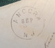 USA „ANCORA N.J“ ~ 1873-78 VERY RARE POSTMARK Of New Jersey (Winslow, Camden County) / Cover Bank Note Postal History US - Brieven En Documenten