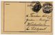 Germany 1922 Uprated Postal Card Brandenburg To Winterbach - Other & Unclassified