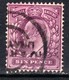 GB 1902 - 11 KEV11 6d Purple WMK 49 And A O ( A1482 ) - Gebraucht