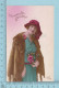 Heureuse Année - Femme D'époque Manteau De Fourrure Avec Tete De Vison - Postcard, Post Card, Carte Postale - Femmes