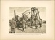 Kupfertiefdruck : 24cm-Geschütz Bei Bouvancourt (Marne, Oktober 1916) - 1. Weltkrieg - Entente - Stiche & Gravuren