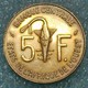 Western Africa (BCEAO) 5 Francs, 1987 -0991 - Autres – Afrique