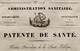 D-FR PATENTE DE SANTÉ Pour Navire De Brest Au Sénégal 1837 Goélette De Guerre La Fine Capitaine Laroche Kerandraon - Documents Historiques