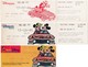 Lot De 6 Tickets De Parking Voiture ( Billet D' Entrée ) Eurodisney / Disneyland Paris DISNEY - Tickets D'entrée