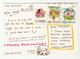 2012 TAIWAN COVER Stamps PIG BIRD CHILDREN PLAYING  (postcard)  To  GB Cover China Birds - Covers & Documents