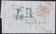 1856. NEW YORK TO CADIZ. UNFRANKED FOREIGN LETTER WITH INTERESTING POSTMARKS. - …-1845 Prefilatelia