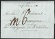 1803. MONTPELLIER A TARRAGONA. MARCA 33/MONTPELLIER EN NEGRO. PORTEO MNS. 6 REALES Y ANOTACIÓN "PAR PERPIGNAN". - 1801-1848: Precursores XIX