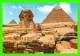 GYZEH, ÉGYPTE - LE GRAND SPINX ET PYRAMIDE DE CHÉPHREN -  LEHNERT &amp; LANDROCK - - Gizeh