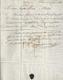 1822. NIMES A MADRID. MARCA "P.64.P./BAYONNE" NEGRO. 5Rs REALES NEGRO. 9 DÉCIMAS SATISFECHAS EN ORIGEN. MUY INTERESANTE. - 1801-1848: Precursores XIX