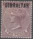 GIBRALTAR - 1886  2d Queen Victoria. Scott 3. Mint * - Gibraltar