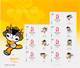 China 2008 5 Different Beijing Olympic Fuwa Special Full S/S Sport Mascot - Zomer 2008: Peking