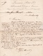 1837. PARÍS A CÁCERES. FECHADOR "BUREAU CENTRAL/PARIS" Y "P.P." RECUADRADO. 7Rs REALES NEGRO. 12 DÉCIMAS SATISFECHAS. - 1801-1848: Precursores XIX