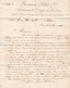 1838. PARÍS A CÁCERES. FECHADOR "BUREAU CENTRAL/PARIS" Y "P.P." RECUADRADO. 10Rs REALES. 24 DÉCIMAS SATISFECHAS. - 1801-1848: Precursores XIX