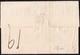 1840. PARÍS A CÁCERES. FECHADOR "BUREAU CENTRAL" Y "P.P." RECUADRADO ROJO. PORTEO 7Rs REALES. 12 DÉCIMAS SATISFECHAS. - 1801-1848: Precursores XIX