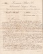 1840. PARÍS A CÁCERES. FECHADOR "BUREAU CENTRAL" Y "P.P." RECUADRADO ROJO. PORTEO 7Rs REALES. 12 DÉCIMAS SATISFECHAS. - 1801-1848: Precursores XIX