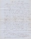 1851. LE HAVRE A ARROYO DEL PUERCO. FECHADOR NEGRO. ESPECTACULAR PORTEO 2Rs REALES ROJO. AL DORSO TRÁNSITO POR PARÍS. - 1849-1876: Periodo Clásico
