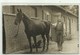 Leopoldsburg Kamp Van Beverloo- Fotokaart Soldaten Paard Verzorger - Leopoldsburg (Kamp Van Beverloo)