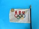 USA NOC .... Original Vintage Official Olympics Table Pennant * Olympic Games Jeux Olympiques Olympia Olympiad Olympiade - Apparel, Souvenirs & Other