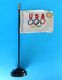 USA NOC .... Original Vintage Official Olympics Table Pennant * Olympic Games Jeux Olympiques Olympia Olympiad Olympiade - Apparel, Souvenirs & Other