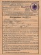 Fiscaux, Timbres Socio Postaux Alsace Sur Carte  .. Periode Allemande D'annexion ..  11 1912 .. Cote Timbres 27 Euro .. - Other & Unclassified