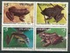 Philippines – Mi.Nr. 3054-3057 + Block 145** Frogs [1999] - Kikkers