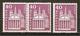 Zu 362LRM Variétés Chiffres Décalés O0170 Sur Paire + (O)0165 Sur Isolé LP Voir 2 Scans + Description - Coil Stamps