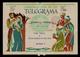 Christmas Noel Navidad Gold Presents Kings Presepe Telegram Télégramme Entier Postal Stationery Portugal #9750 - Navidad