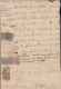 DER-100 CUBA SPAIN ESPAÑA (LG-1335) 1866 2,5 E DERECHO JUDICIAL REVENUE ALL POSTAL FORGER-Y. ORIGINAL DOC. - Portomarken