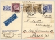 Nederlands Indië - 1937 - 5 Cent Briefkaart G57 Met Bijfrankering Per LP Van Batavia Naar Paris / France - Nederlands-Indië