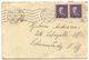 Sweden 1924 Cover Karlskrona  To Schenectady, New York W/ Scott 167 Coil Pair - Lettres & Documents