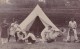 GROUP OF MEN OUTSIDE TENT - Autres & Non Classés